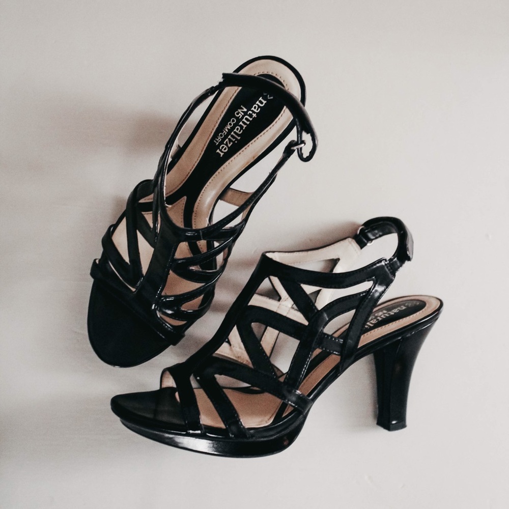 black heels